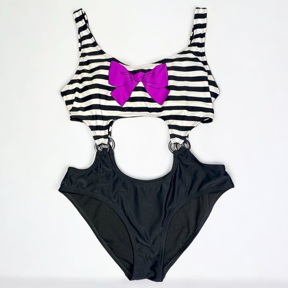 🔥Material Girl Cut-Out One Piece Bathing Suit size M - Picture 3 of 16